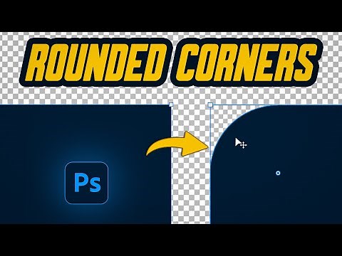 How to add Perfect Rounded Corners and line round endings in photoshop Tutorial for Beginners