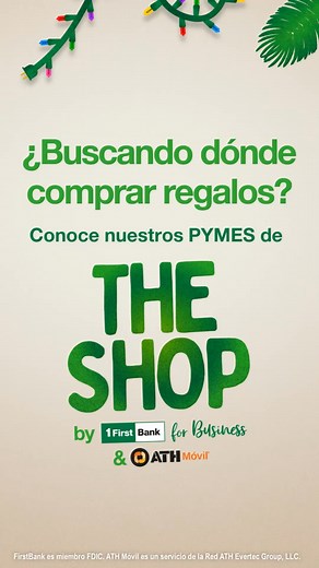 Los “best sellers” de nuestros PYMES están en un solo lugar. 🛍️ Visita The Shop by FirstBank for Business & ATH Móvil en el primer piso de Plaza Las Américas y apoya a emprendedores locales con cada compra. Estaremos hasta el 24 de diciembre, ¡no te lo pierdas! Conoce más aquí: https://bit.ly/49l8743 | FirstBank