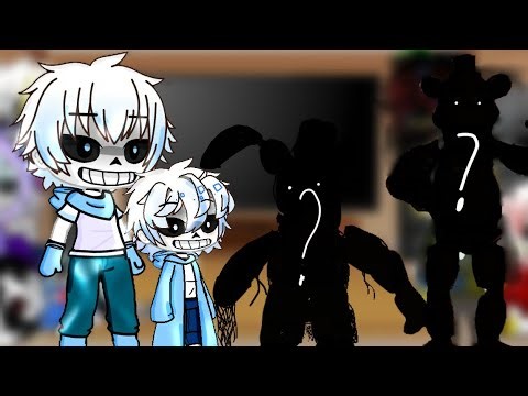 sans a.us react to fnaf