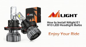 Watch Nilight E1 H13 LED Headlight Bulbs Installation Video on Amazon Live