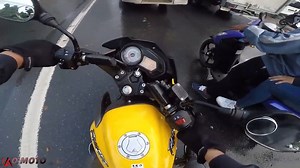 1.2K views · 91 reactions | P*** umulan haha!!  Watch my full review dito sa Kawasaki Rouser NS125! Sulit to!  Full Video: https://www.youtube.com/watch?v=SaXkUL7P3Bg&t=665s | Jao Moto | Facebook