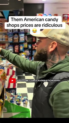 American candy shop 😂 #americancandy