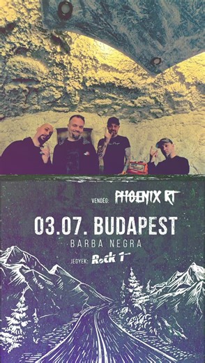 🤘 EGY HÓNAP MÚLVA VILÁGCSAVARGÓ TOUR BUDAPESTEN! 🤘 Március 7-én a Barba Negra Red Stage a hazai rock fellegvárává alakul! A ROAD hozza a dögös riffeket és a „világcsavargó” életérzést, de a vendéglista is több, mint illusztris! ✨ Különleges vendégünk a legenda: a LORD! ⚔️ Készítsétek a torkotokat, mert az Utca kövén és a többi himnusz garantáltan felrobbantja a házat. Az estét pedig a Felvidék egyik legpörgősebb csapata, a Phoenix RT izzítja be! 🔥 🗓️ Március 7. // Barba Negra Red Stage 💰 Je