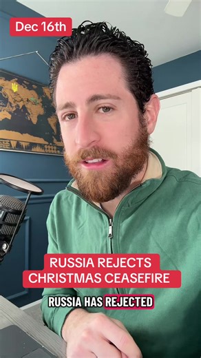 Russia just rejected a Christmas ceasefire and doubled down on its territorial red lines. As US peace talks continue, Moscow says no concessions, no NATO troops, and no pause in fighting. Europe now faces a narrowing path to any deal. #nato #europe #ukraine #europenews