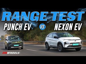 Tata Punch EV vs Tata Nexon EV | 100-0% Range Test