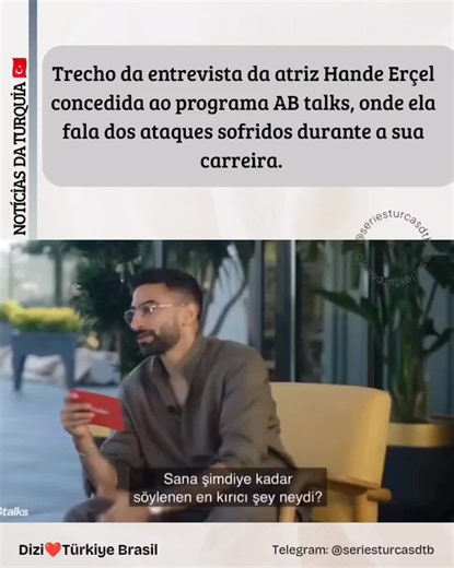 Entrevista com Hande Erçel no AB Talks
