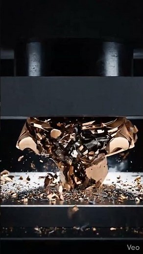 Is This Luxury Rose Gold Skeleton Watch INDESTRUCTIBLE? Hydraulic Press Test!