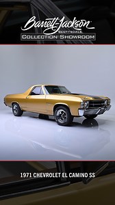 8.9K views · 188 reactions | Sound on! Listen to this 1971 Chevrolet El Camino SS, immediately available at the Barrett-Jackson Collection Showroom. Schedule an appointment to see it today. Learn More: bit.ly/SR24FB-973971971ChevroletElCaminoSs | Barrett-Jackson Collection Showroom | Facebook