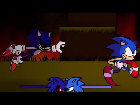 Sonic.exe vs Run Sonic sing Confronting Yourself Encore