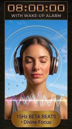 Divine Focus: 8-Hour Study Timer & Alarm #Shorts