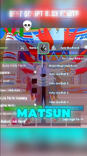 MATSUNE HUB Script for Blox Fruits! ( Auto Farm Tyrant of the Skies Boss )"🔥 #bloxfruits