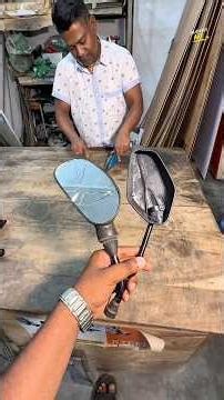 Incredible DIY Mirror Fix for Motorcycles | Super Fast Method. #foryou #viral #shorts