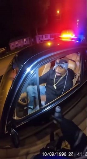 Tupac Pulled Over, Tries To Run From Cops