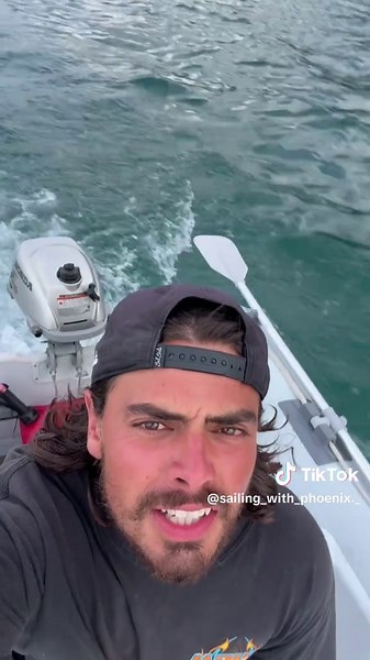 Day 2 at sand bar!#sailing #fyp #viralvideos