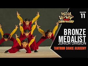 TANTRUM DANCE ACADEMY (MAHARASHTRA) JUNIOR DIVISION BRONZE MEDALIST
