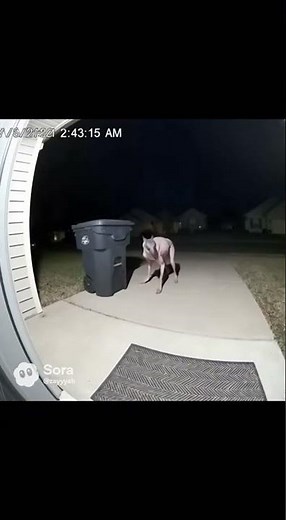 “The Thing Across the Driveway at 2:43AM | Ultra Realistic Doorbell Camera Horror | Creepy Scene”