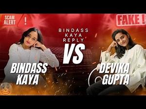Bindass Kavya Vs Devika Gupta Roast video #fight #roast 😈😈