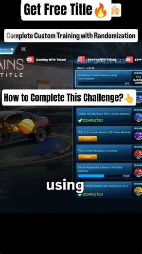 How to Complete Custom Training with Randomization in Rocket League? 🏆