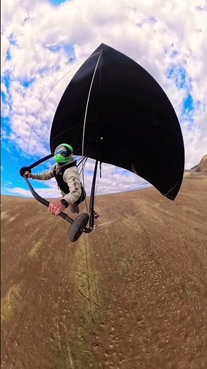 FIRST solo flight as an H2 pilot #hanggliding #pilot