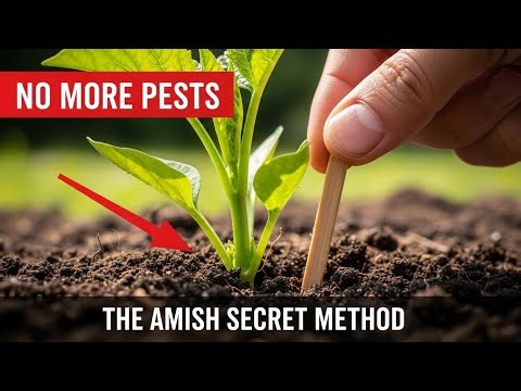 Why the Amish Gardens Never Have Pests - The One"Stick" Method they Hate.