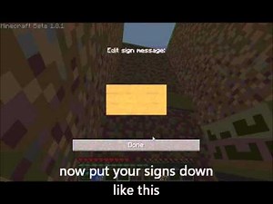 minecraft how to make water still