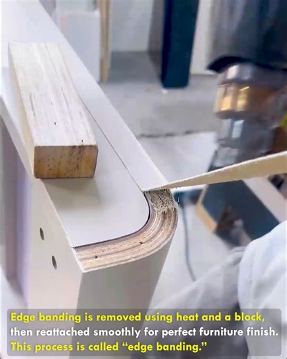 59K views · 11 reactions | How Edge Banding Is Repaired Easily #EdgeBanding #FurnitureFix #CarpentryTips #DIYFurniture #WoodworkingHacks | Deep Dive News | Facebook