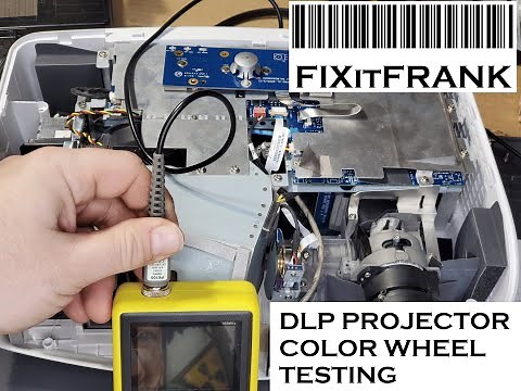 How to Check a DLP Projector Color Wheel