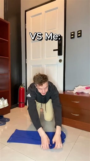 Folding clothes be like 😂