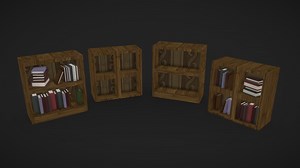 School Bookcases and Cubbies - 3D model by Hatty (@Hatty53)