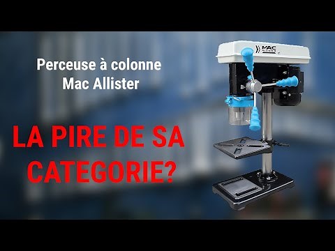 Review de la perceuse à colonne Mac Allister