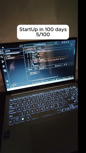Start-up in 100 days ka Day 5 #coding #music