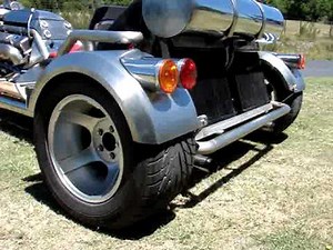 Custom Built Chevy SB V8 Twin Turbo Trike.