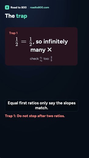 Two ratios match. Infinitely many? Not yet. #shorts