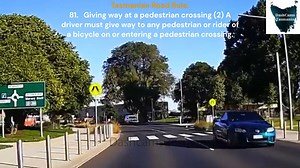 " in Devonport there is a lady standing at the crosswalk the green Ute just sails on through" | Dashcams Tasmania