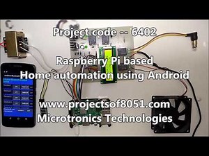 Raspberry Pi Home Automation using Android
