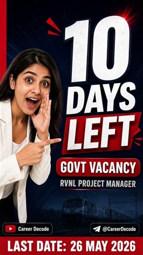 RVNL Project Manager Recruitment 2026 Salary + Hidden Benefits #shorts