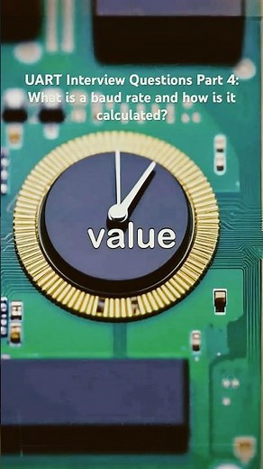 What is a baud rate and how is it calculated? #embeddedsystems