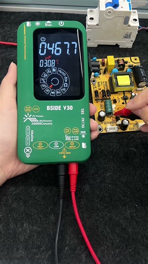 Professional digital malmetert #digitalmeter #multimeter #battery