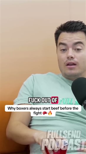 Why boxers start beef before fight