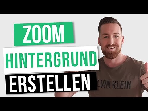 Zoom virtuellen Hintergrund erstellen und verändern - Einfach und schnell