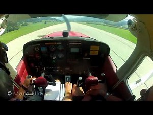 St. Johann Mountain Approach in Cessna 172 Skyhawk