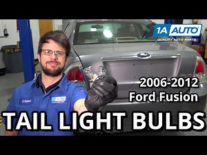How to Replace Tail Light Bulbs 2006-2012 Ford Fusion