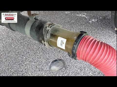 Flushing and unhooking your RV sewer and water lines