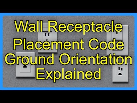 Wall Receptacle Placement Code Ground Orientation Explained