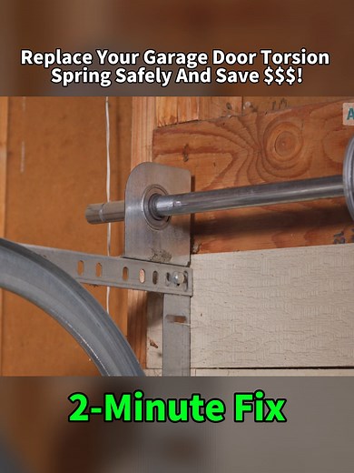 Replace Garage Door Torsion Spring Safely and Affordably
