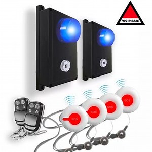 Kit PPMS Essentiel '4 classes' - Alerte / confinement / attentat-intrusion / terrorisme - modulable sans-fil 300 mètres