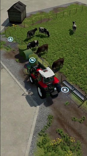 Feeding Cows | Farming Simulator 22 | #Shorts Series #186