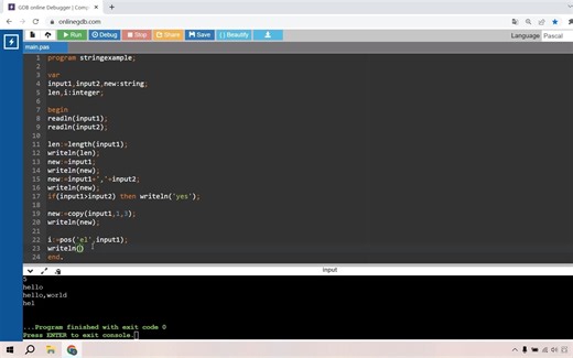 Pascal语言基础入门速成教程 9 （字符串相关函数及其操作）