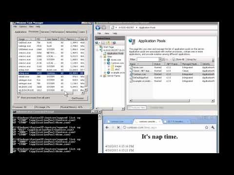 IIS's Overlapping App Pools