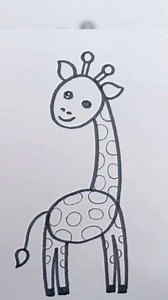 Easy giraffe 🦒 drawing tutorial for kids . #drawingideas #creativity #viralreelschallenge #trendingreelsvideo #fbreelsfypシ゚ | Easy drawing for kids24